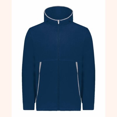 Youth Eco Revive™ Polar Fleece Hooded Full-Zip Jacket Thumbnail