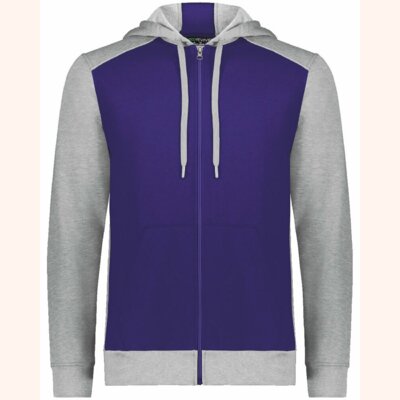 Unisex Eco Revive™ Three-Season Triblend Fleece Full-Zip Hooded Sweatshirt Thumbnail