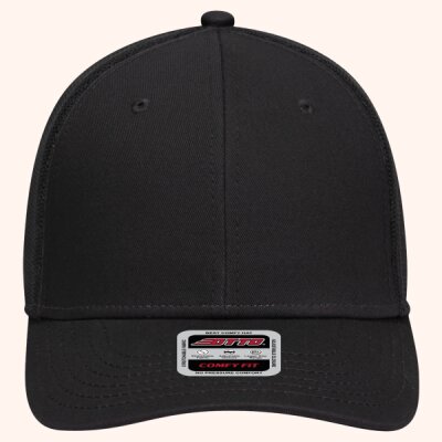 OTTO CAP® OTTO COMFY FIT® 6 Panel Low Profile Mesh Back Trucker Hat Thumbnail