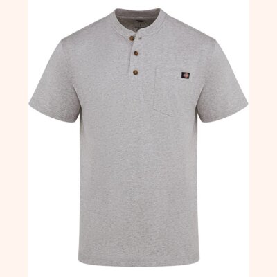 Men's Tall Heavyweight Traditional Short Sleeve Henley Thumbnail