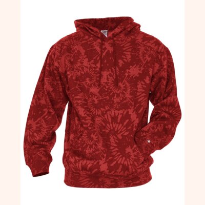 Unisex Tie-Dyed Triblend Hooded Sweatshirt Thumbnail
