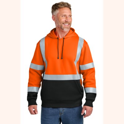 Ansi 107 Class 3 Heavy Duty Fleece Pullover Hoodie Thumbnail