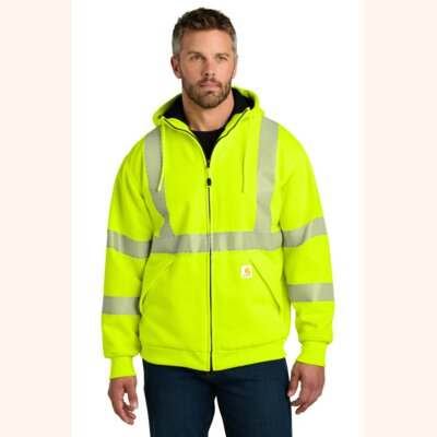 Ansi 107 Class 3 Lined Full Zip Sweatshirt Thumbnail