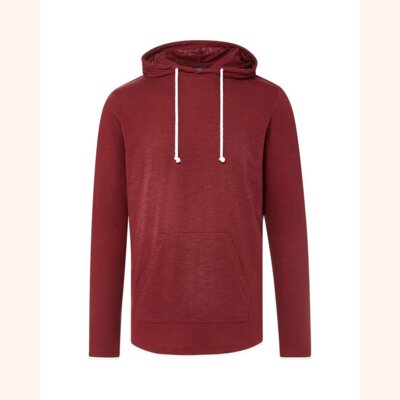 Unisex Miles Slub Hooded Long Sleeve T-Shirt Thumbnail