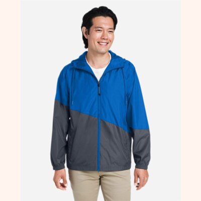 Unisex Techno Lite Colorblock Windbreaker Thumbnail