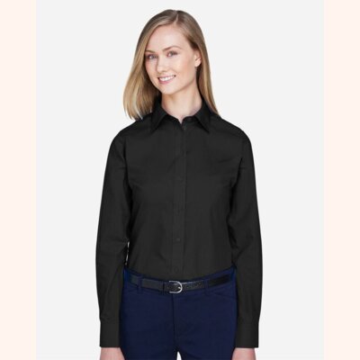 Women's Crown Collection® Broadcloth Woven Dress Shirt Thumbnail