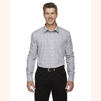 Men's Crown Collection® Glen Plaid Woven Dress Shirt Thumbnail