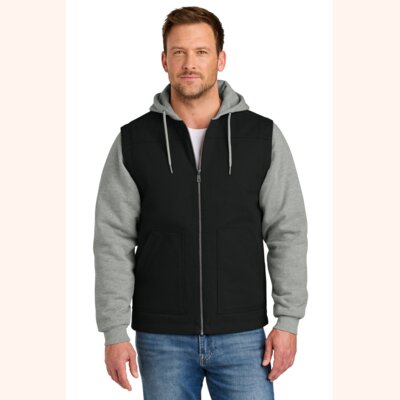 Duck Fleece Full Zip Hooded Jacket Thumbnail
