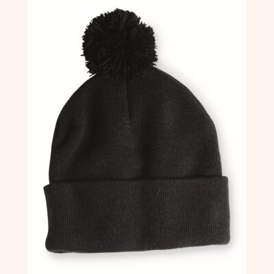 12" Pom-Pom Cuffed Beanie Thumbnail