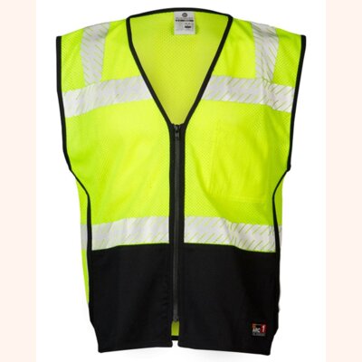 Unisex Premium Black Series® FR Black Bottom Mesh Vest Thumbnail