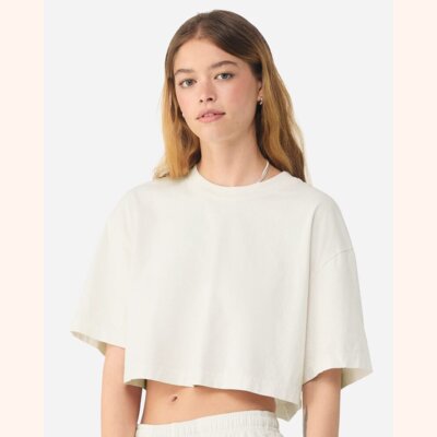 Women's Garment-Dyed Cropped Tee Thumbnail