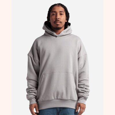 Unisex Garment-Dyed Double Layer Reversible Hooded Sweatshirt Thumbnail