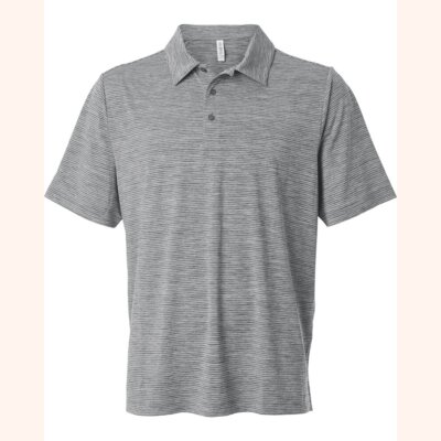 Men's Relay Heathered Stripe Polo Thumbnail