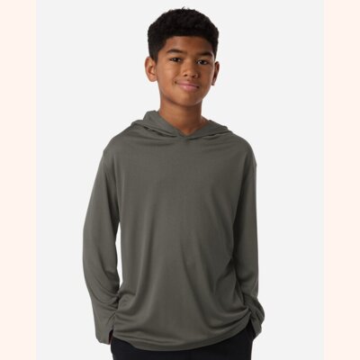 Youth Pro-Lock Performance Hooded Long Sleeve T-Shirt Thumbnail