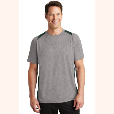 Heather Colorblock Contender Tee Thumbnail