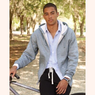 Men's Premium Full-Zip Hooded Sweatshirt Thumbnail