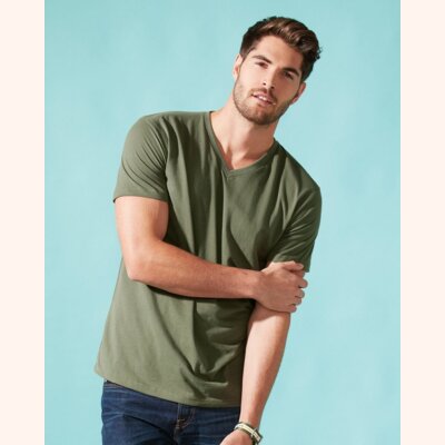 Men's Sueded V-Neck T-Shirt Thumbnail