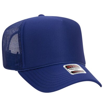 OTTO CAP® Camouflage 5 Panel High Crown Mesh Back Trucker Hat Thumbnail