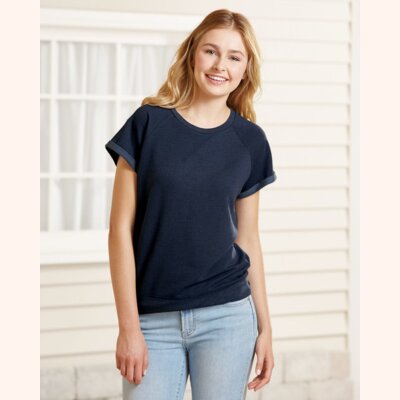 Women's Sweetheart French Terry Pullover Thumbnail