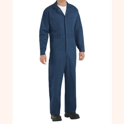 Men's Extended Sizes Button-Front Cotton Coveral Thumbnail