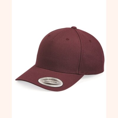 Premium Five-Panel Curved Bill Snapback Cap Thumbnail