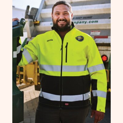 Men's Hi-Visibility Soft Shell Jacket Thumbnail