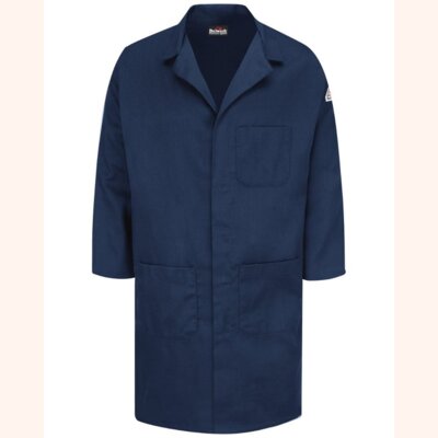 Men's Concealed Snap Front Lab Coat - EXCEL FR® ComforTouch® - 6 oz. Thumbnail