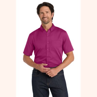 Short Sleeve SuperPro React Twill Shirt Thumbnail