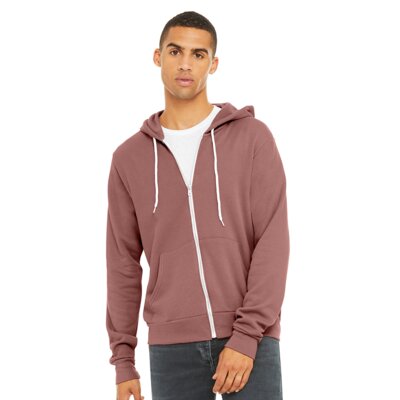 Prescott Unisex Sponge Fleece Full Zip Hoodie Thumbnail