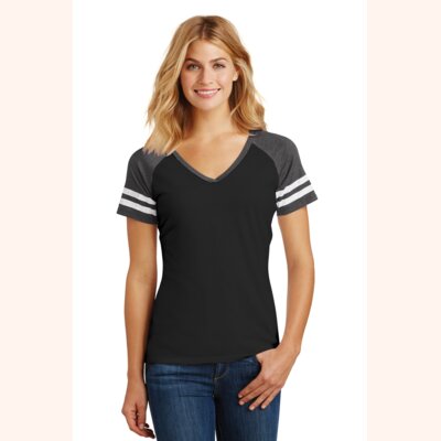 Prescott Women's Game V Neck Tee Thumbnail