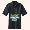 Heavyweight Cotton Pique Polo with Pocket Thumbnail