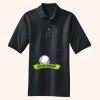 Heavyweight Cotton Pique Polo with Pocket Thumbnail