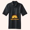 Heavyweight Cotton Pique Polo with Pocket Thumbnail