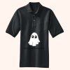 Heavyweight Cotton Pique Polo with Pocket Thumbnail