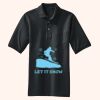 Heavyweight Cotton Pique Polo with Pocket Thumbnail