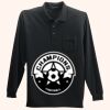 Long Sleeve Silk Touch Polo with Pocket Thumbnail