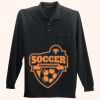 Long Sleeve Silk Touch Polo with Pocket Thumbnail