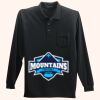 Long Sleeve Silk Touch Polo with Pocket Thumbnail