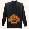 Long Sleeve Silk Touch Polo with Pocket Thumbnail