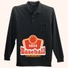 Long Sleeve Silk Touch Polo with Pocket Thumbnail