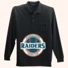 Long Sleeve Silk Touch Polo with Pocket Thumbnail