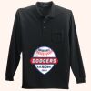 Long Sleeve Silk Touch Polo with Pocket Thumbnail