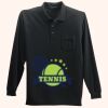 Long Sleeve Silk Touch Polo with Pocket Thumbnail