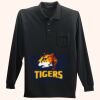Long Sleeve Silk Touch Polo with Pocket Thumbnail