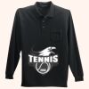 Long Sleeve Silk Touch Polo with Pocket Thumbnail