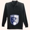 Long Sleeve Silk Touch Polo with Pocket Thumbnail