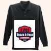 Long Sleeve Silk Touch Polo with Pocket Thumbnail