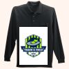 Long Sleeve Silk Touch Polo with Pocket Thumbnail