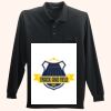Long Sleeve Silk Touch Polo with Pocket Thumbnail