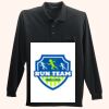 Long Sleeve Silk Touch Polo with Pocket Thumbnail